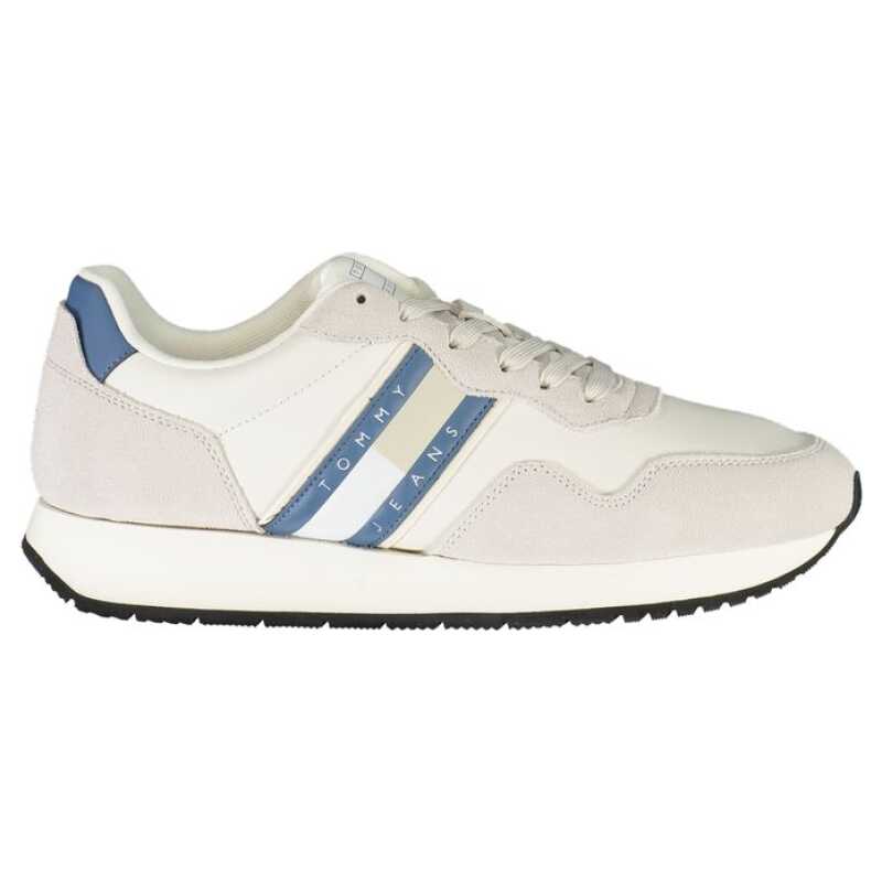 Tommy Hilfiger White Leather Men Sneaker, theFeinheit