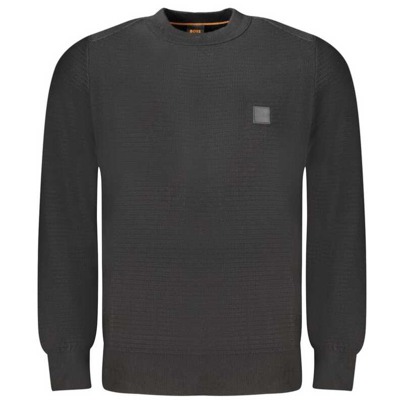Hugo Boss Black Cotton Men Sweater, theFeinheit