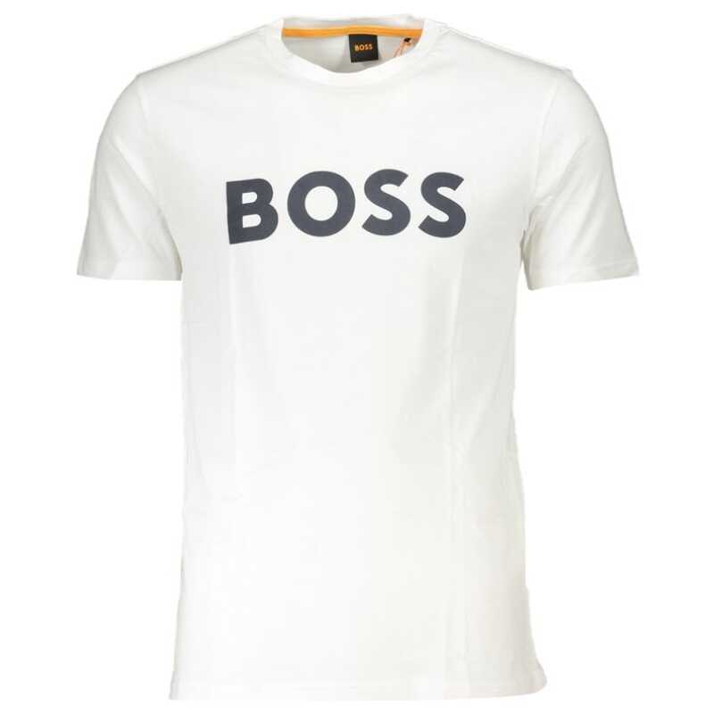 Hugo Boss White Cotton T-Shirt, theFeinheit
