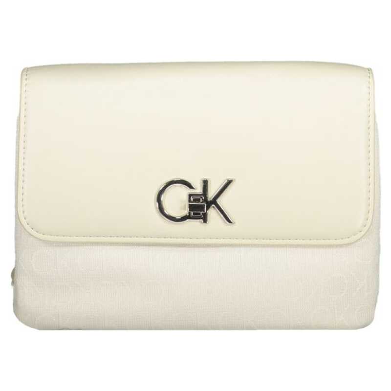 Calvin Klein Beige Polyester Handbag, theFeinheit