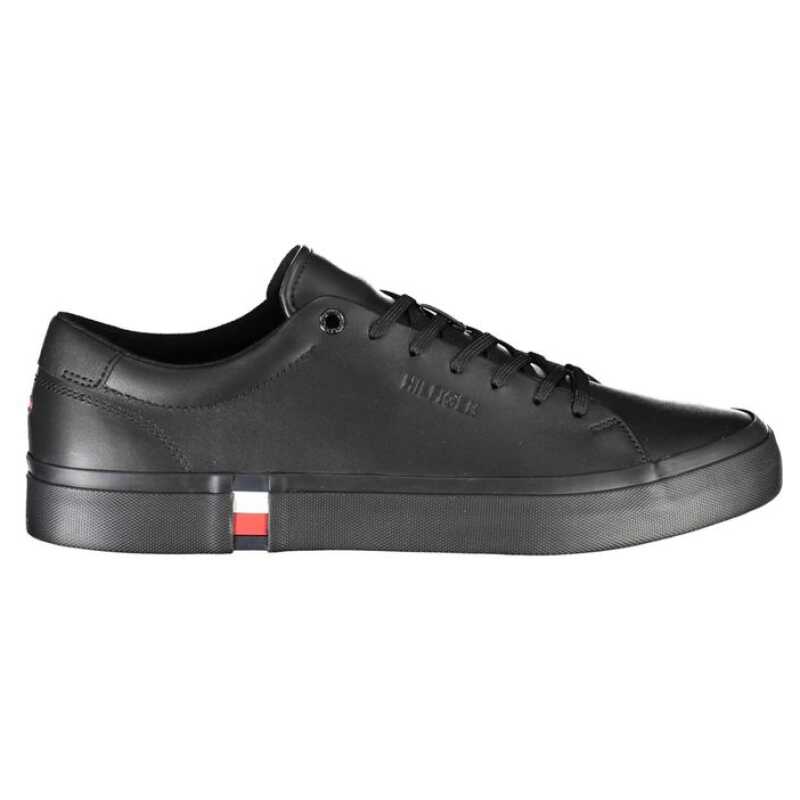 Tommy Hilfiger Black Polyester Sneaker, theFeinheit