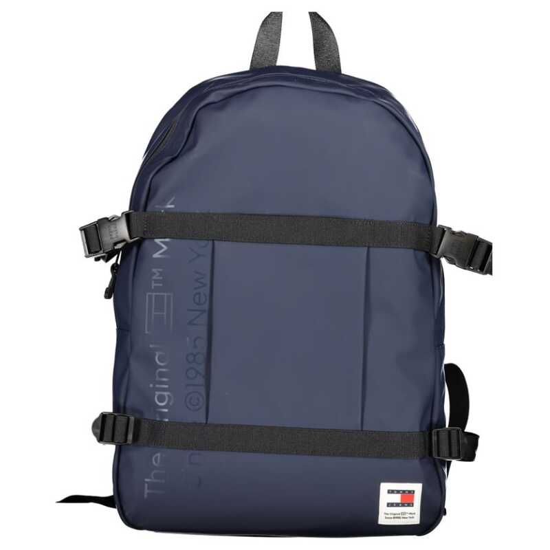 Tommy Hilfiger Blue Polyethylene Backpack, theFeinheit