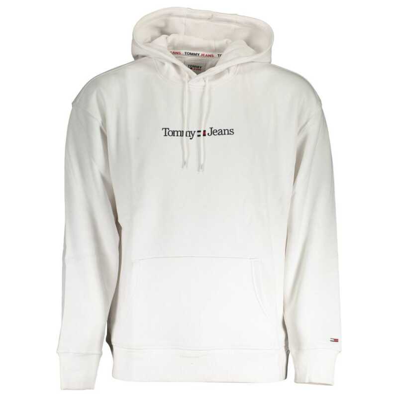 Tommy Hilfiger White Cotton Men Sweater, theFeinheit