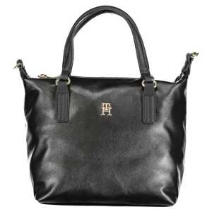 Tommy Hilfiger Black Polyester Handbag