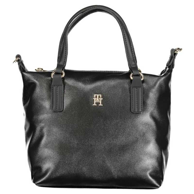Tommy Hilfiger Black Polyester Handbag, theFeinheit