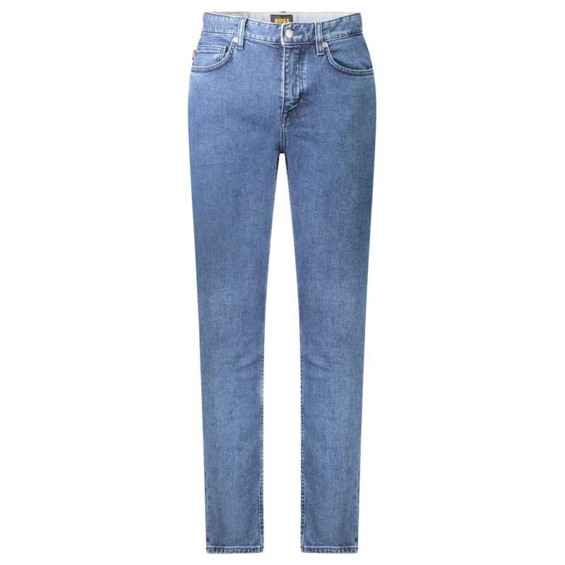 Hugo Boss Blue Cotton Men Jeans, theFeinheit