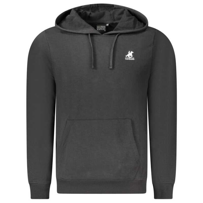 U.S. Grand Polo Black Cotton Men Sweater, theFeinheit