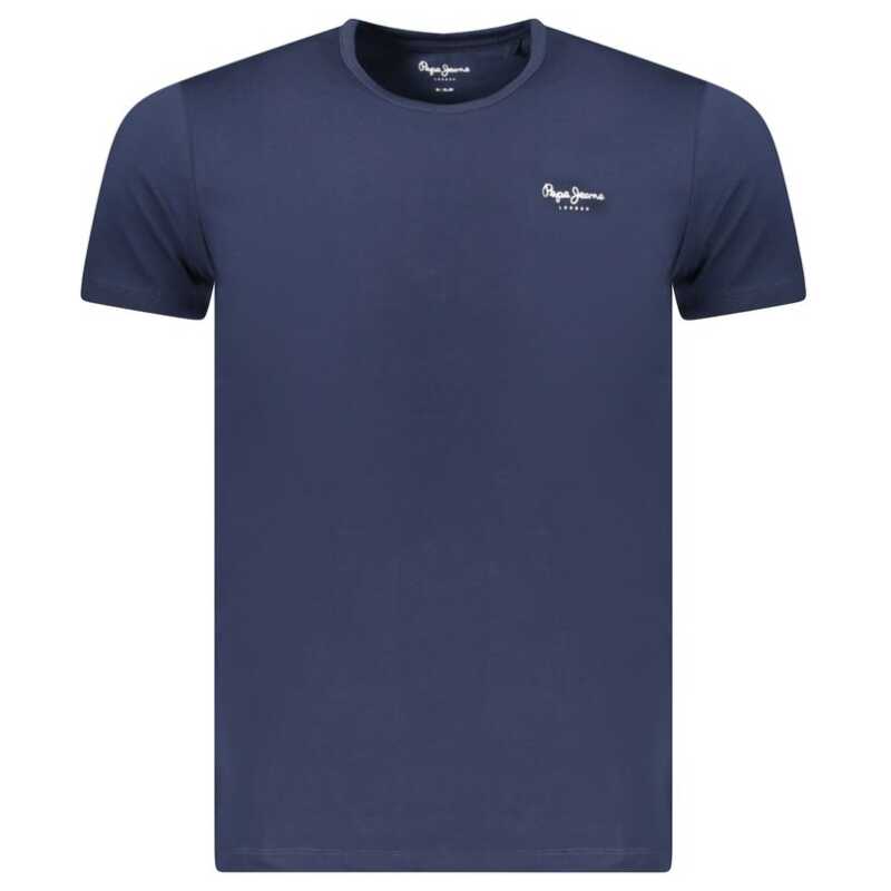 Pepe Jeans Blue Cotton Men T-Shirt, theFeinheit