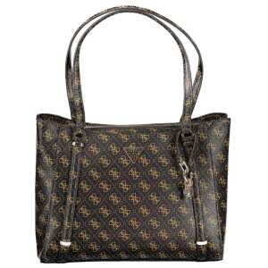 Guess Jeans Brown Polyethylene Handbag