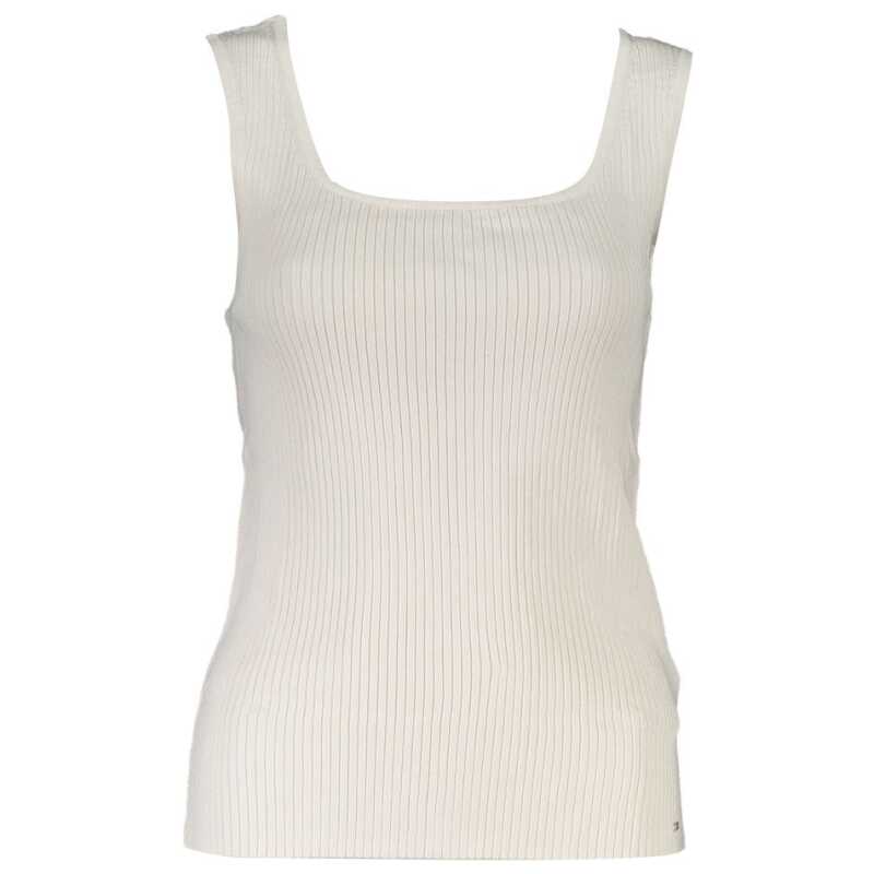 Tommy Hilfiger White Modal Tops &amp; T-Shirt, theFeinheit