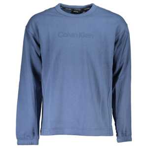 Calvin Klein Blue Cotton Sweater