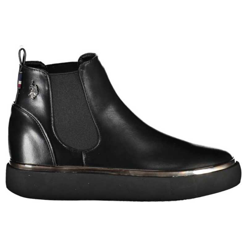 U.S. POLO ASSN. Black Polyester Boot, theFeinheit