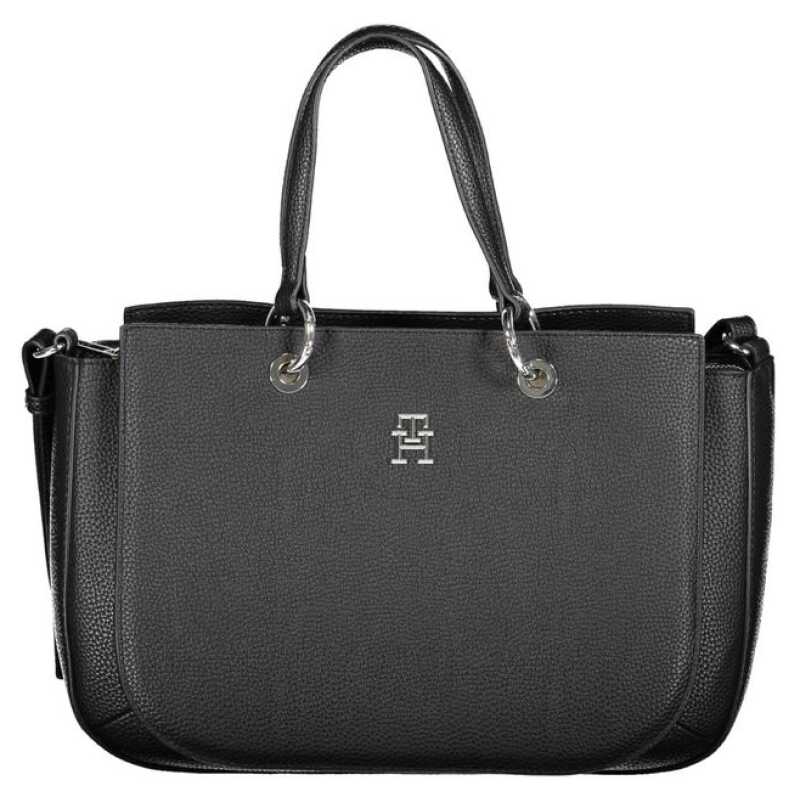 Tommy Hilfiger Black Polyethylene Handbag, theFeinheit