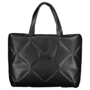 Calvin Klein Black Cotton Handbag