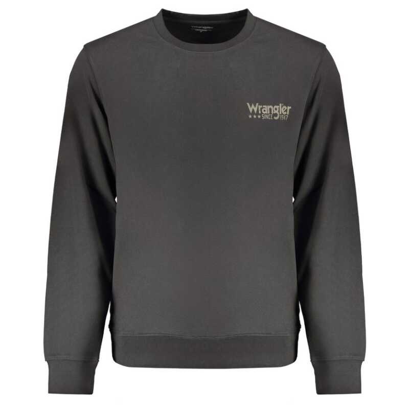 Wrangler Black Cotton Sweater, theFeinheit