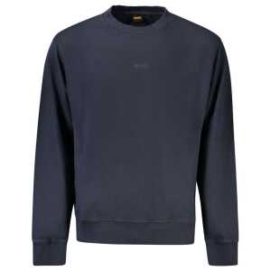 Hugo Boss Blue Cotton Sweater