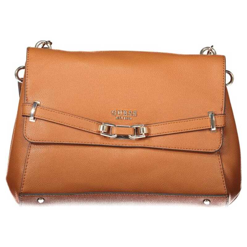 Guess Jeans Brown Polyethylene Handbag, theFeinheit