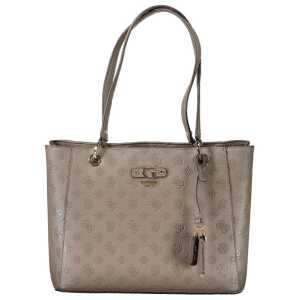 Guess Jeans Brown Polyethylene Handbag