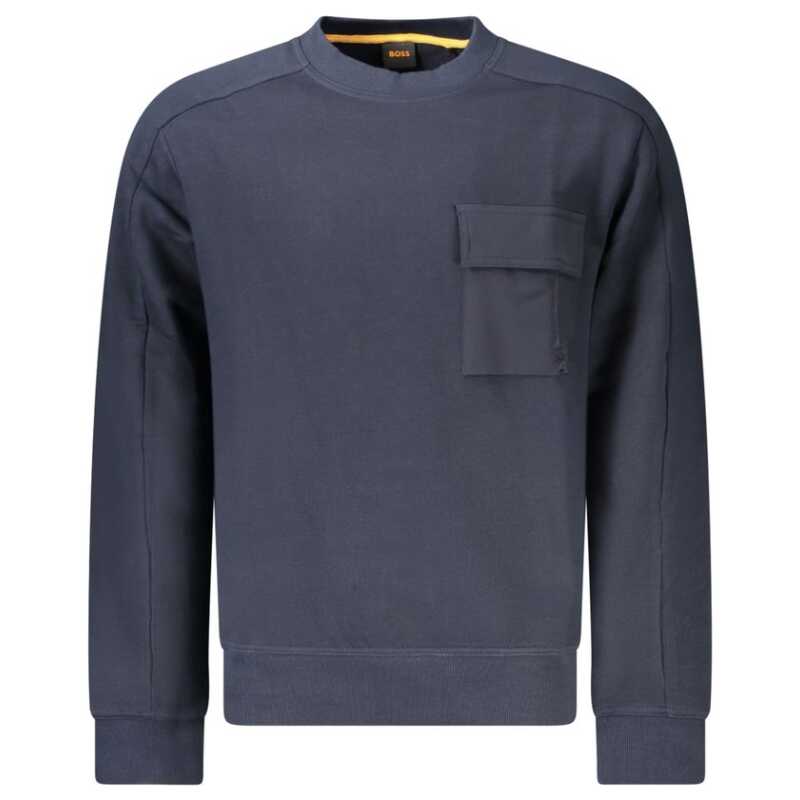 Hugo Boss Blue Cotton Sweater, theFeinheit