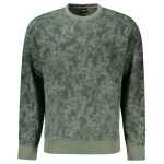 Hugo Boss Green Cotton Sweater