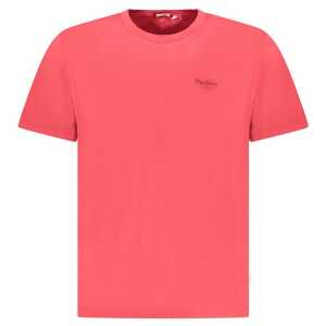 Pepe Jeans Red Cotton T-Shirt