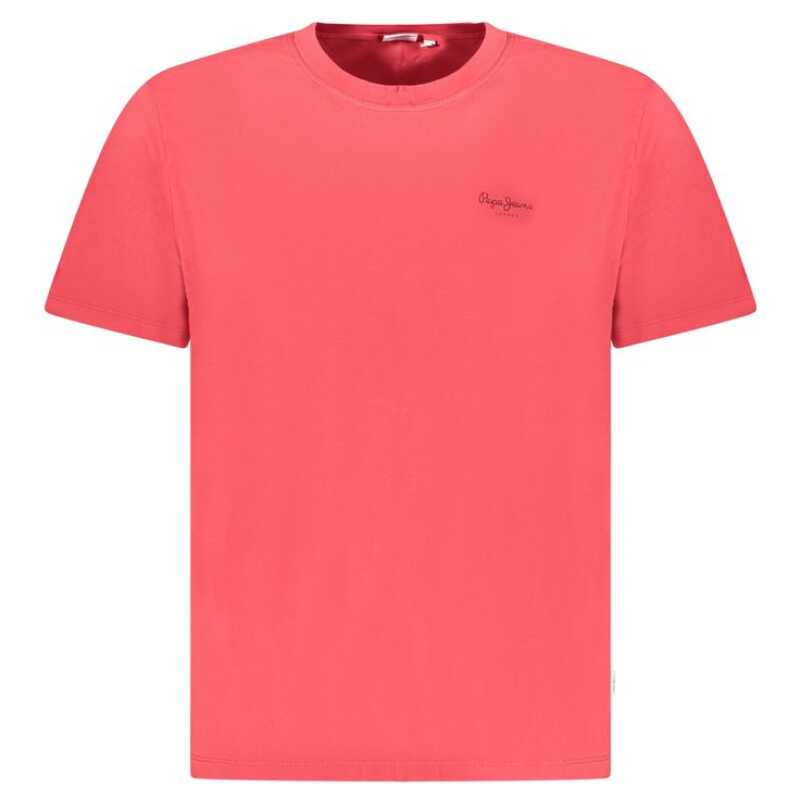 Pepe Jeans Red Cotton T-Shirt, theFeinheit