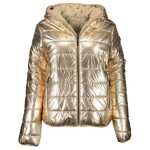 U.S. POLO ASSN. Gold Nylon Jackets & Coat