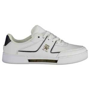 Tommy Hilfiger White Polyester Sneaker