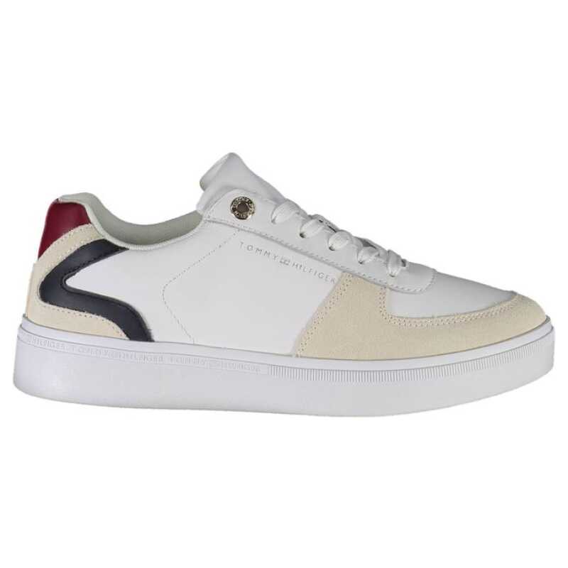 Tommy Hilfiger White Polyester Sneaker, theFeinheit