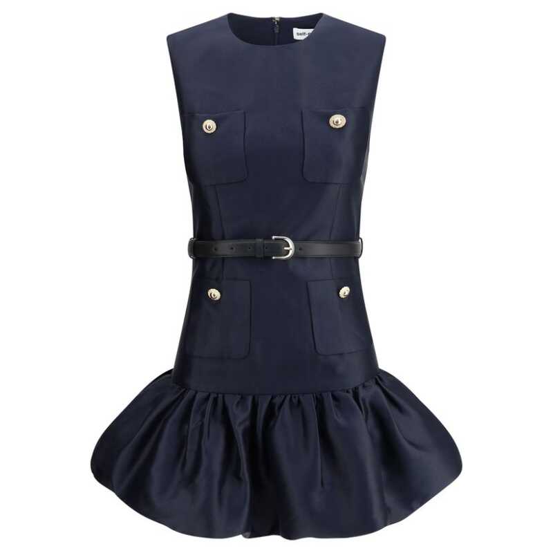 Self-Portrait Taffeta Short Dress, theFeinheit