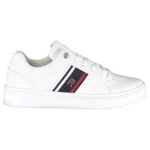 Tommy Hilfiger White Polyester Sneaker