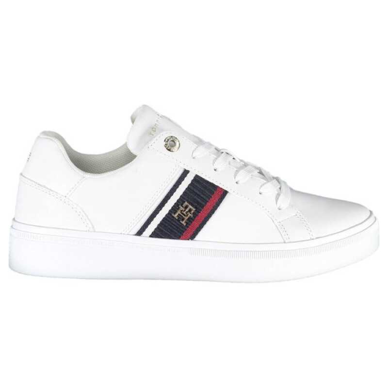 Tommy Hilfiger White Polyester Sneaker, theFeinheit
