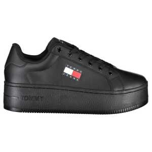 Tommy Hilfiger Black Polyester Sneaker