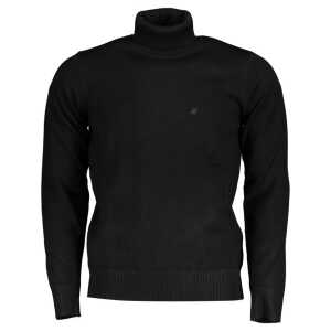 U.S. Grand Polo Black Nylon Sweater
