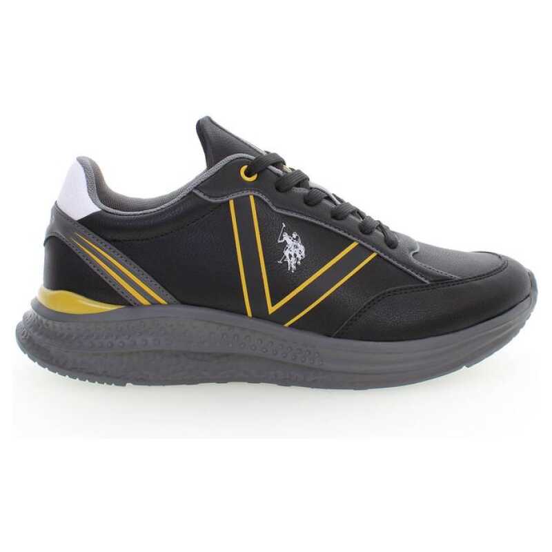 U.S. POLO ASSN. Black Polyester Sneaker, theFeinheit