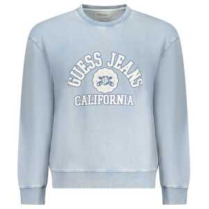 Guess Jeans Blue Cotton Sweater