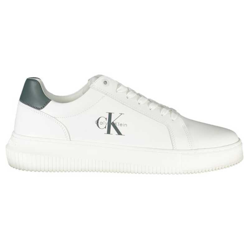 Calvin Klein White Leather Men Sneaker, theFeinheit