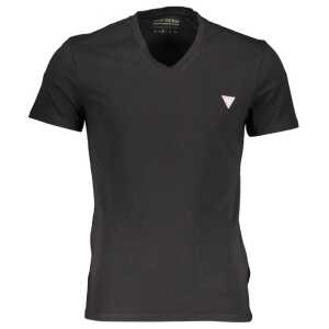 Guess Jeans Black Cotton T-Shirt