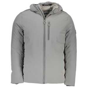 Roberto Cavalli Gray Polyester Jacket