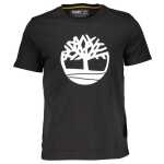 Timberland Black Cotton T-Shirt