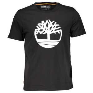 Timberland Black Cotton T-Shirt