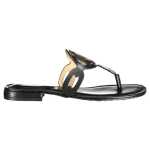 Ralph Lauren Black Leather Sandal