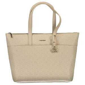 Calvin Klein Beige Polyethylene Handbag
