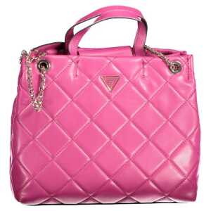 Guess Jeans Pink Polyethylene Handbag