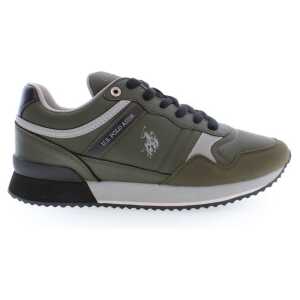 U.S. POLO ASSN. Green Polyester Sneaker
