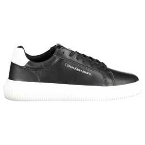 Calvin Klein Black Polyester Sneaker