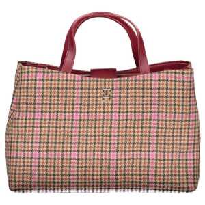 Tommy Hilfiger Red Cotton Handbag