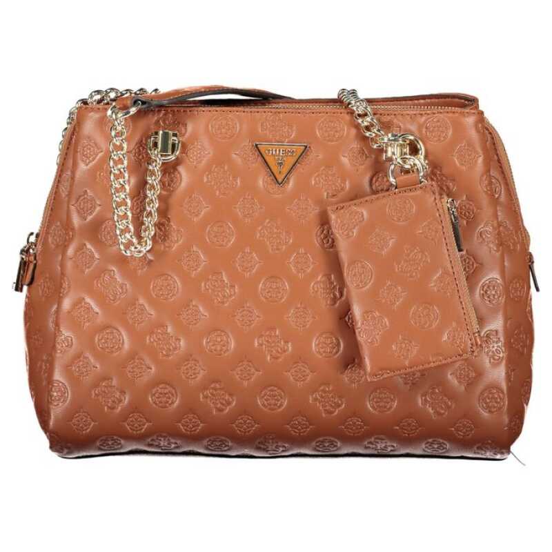 Guess Jeans Brown Polyethylene Handbag, theFeinheit