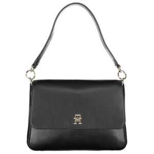 Tommy Hilfiger Black Polyester Handbag