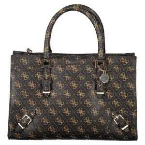 Guess Jeans Brown Polyethylene Handbag